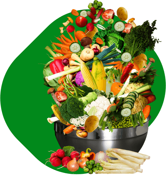 cesto di verdure